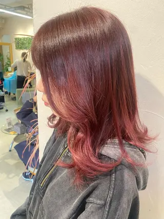 カラー 綾香 /透明感カラーのヘアスタイル