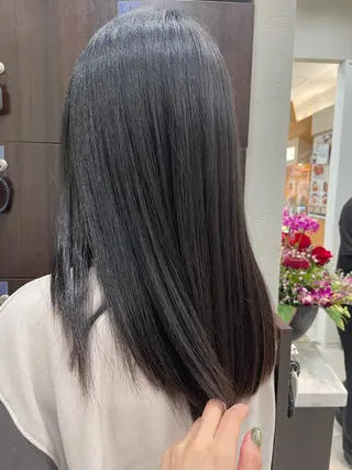 ロング カラー 美髪×縮毛矯正 水上真由美😘のヘアスタイル