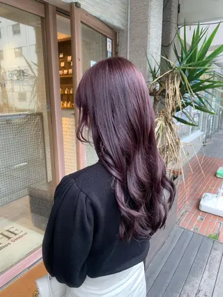 ロング 👑毛流れ、艶髪◉ 縮毛矯正錦糸町ヒガシのヘアスタイル