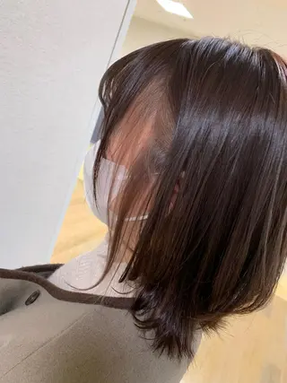 ミディアム カラー 高橋友里亜 /フリーランスのヘアスタイル