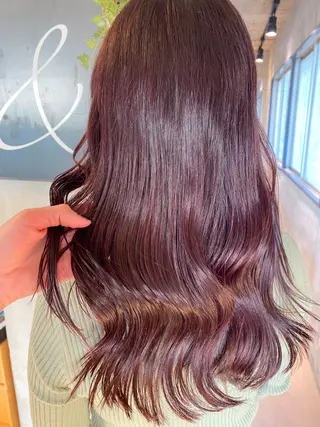 ミディアム カラー ♠️暗髪レイヤー♠️ 中山唯斗のヘアスタイル