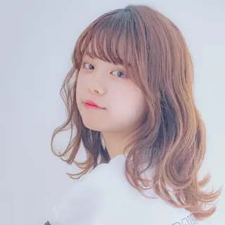 ミディアム 縮毛矯正/レイヤー 💎やまもとちひろのヘアスタイル