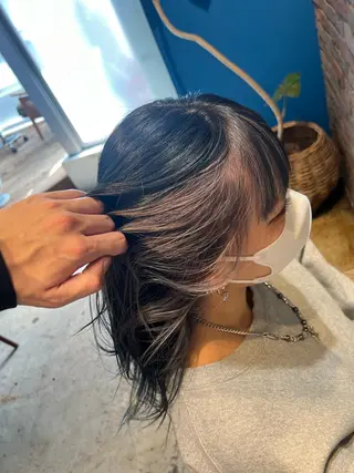 カラー 吉沢遣人/レイヤー 艶カラー/パーマのヘアスタイル