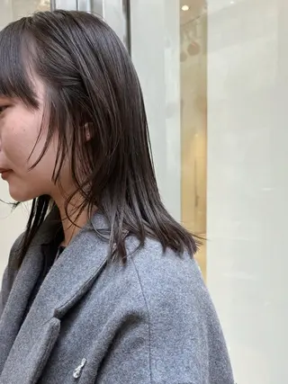 ミディアム 🍑透明感hair ・NENE🍑のヘアスタイル