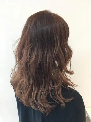 ミディアム カラー 永井 大希のヘアスタイル