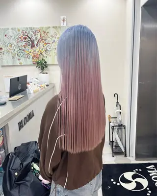 セミロング 🌈ハイトーン/ ワタル🌈のヘアスタイル