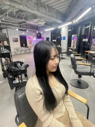 ロング カラー 韓国特化 なおきのヘアスタイル