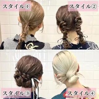 ヘアアレンジ ネイリスト/ ヘアセット　hinaのヘアスタイル