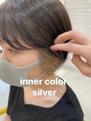 ショート カラー ENIF ヤマグチアツコのヘアスタイル