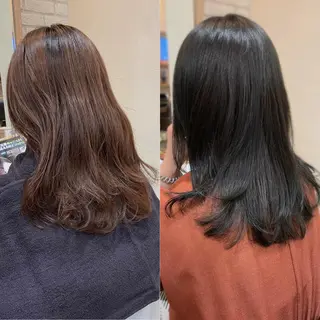 セミロング 清水 有実子のヘアスタイル