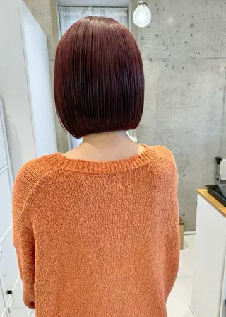 ショート 会田有紀 /切りっぱなしボブのヘアスタイル