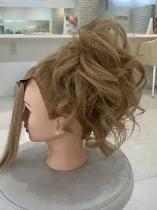 ロング ヘアアレンジ Dityca...tia所属・りん/ 無料ヘアセットのヘアスタイル