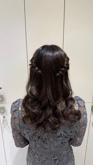 ロング ヘアアレンジ カラー/ヘアセット Nanami💗のヘアスタイル