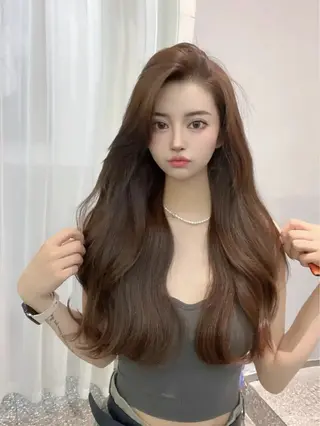 カラー JIJIA美容室所属・羽エクステ 小岩のヘアスタイル