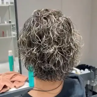 ミディアム パーマ メンズ 🍀メンズパーマ職人 池袋🍀Yuraのヘアスタイル