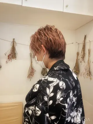 ショート カラー はだゆうき @hadadan08のヘアスタイル