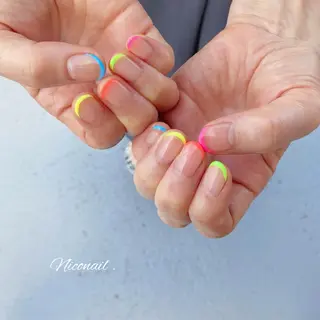 ショート ネイル Niconail ☆ 仙川/ Aiのネイルデザイン