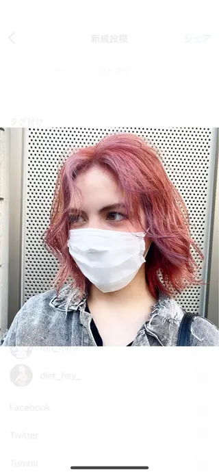 ミディアム LEE HORIE所属・松田 百花のヘアスタイル