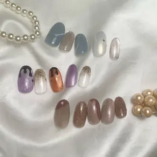 ネイル ネイルPetit Ribbonのネイルデザイン