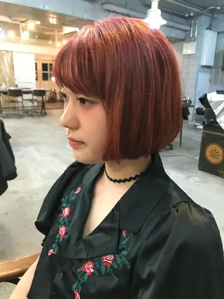 ショート カラー WEG所属・韓国レイヤー/艶髪 WATSUKIのヘアスタイル