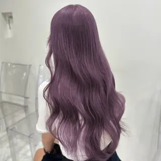 ミディアム カラー 🎀🧁ダメージレス 艶髪カラー🧁🎀のヘアスタイル