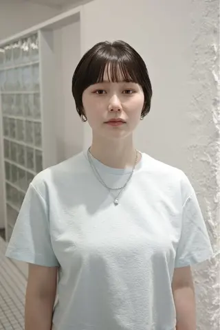 ショート 🌱ぱつっと/ボブ 🌱のヘアスタイル