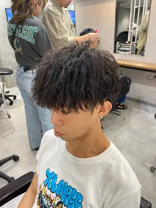 ショート パーマ メンズ 🐉『メンズ美容師』 吉田龍星🐉のヘアスタイル