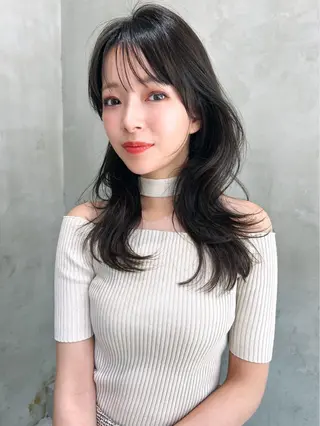 ロング 南堀江　mowen 🌼まなか🌼のヘアスタイル