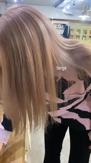 ロング カラー ヘアアレンジ 心斎橋美容室 Junのヘアスタイル