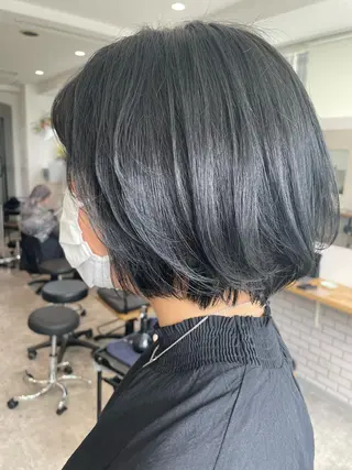 ショート カラー 京都美容師 塩のヘアスタイル