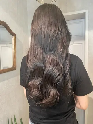 ロング ‪るか/‪透明感 カラー/アレンジのヘアスタイル