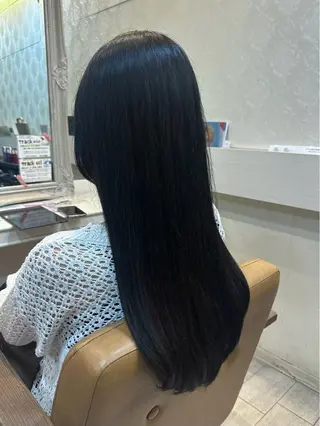 ロング カラー 韓国ヘア/レイヤー 顔周りカット/ユキナのヘアスタイル