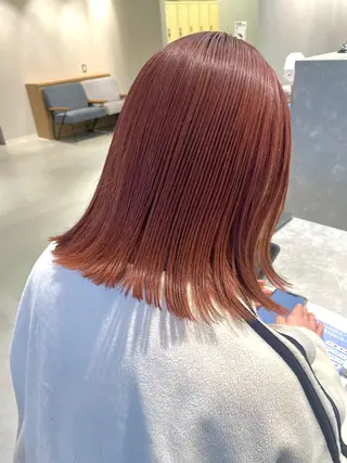 ミディアム 野村 玲美のヘアスタイル