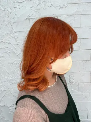 ミディアム archange 大井川のヘアスタイル