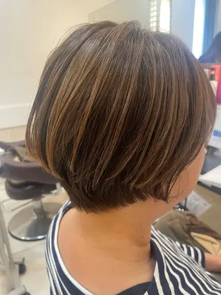 ショート カラー ヘアアレンジ リリー /Men's/パーマのヘアスタイル