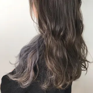 ロング カラー 酸性ストレート/ブリ ーチなし/中村 匠のヘアスタイル