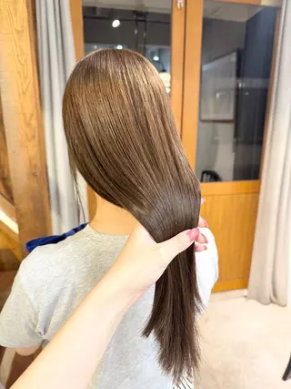 ロング カラー 透明感 カラー💎umiのヘアスタイル