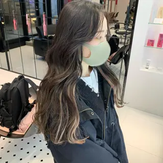 ロング ハッシュカット/ハイ トーン/MANAMIのヘアスタイル