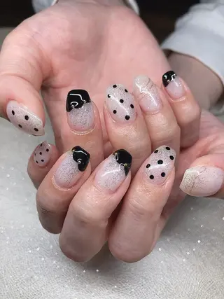 ネイル 𝐴𝑁𝑈𝐸 深爪育成専門サロンのネイルデザイン