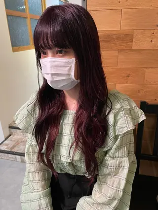 ロング カラー 高梨 菜々のヘアスタイル