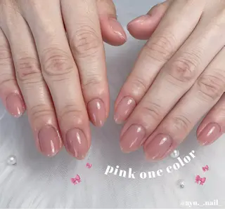 ネイル あゆ🎀/ワンホンネ イル/痛ネイルのネイルデザイン