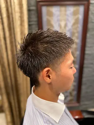 ショート メンズ 山田 哲平のヘアスタイル