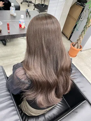 ロング 💗韓国ヘア/透明感 💗若菜あいこのヘアスタイル