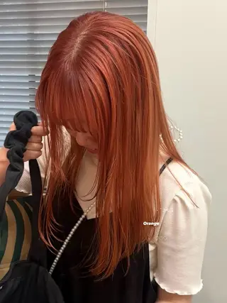 セミロング カラー 暖色カラー/レイヤー 🌙 オノユリカのヘアスタイル