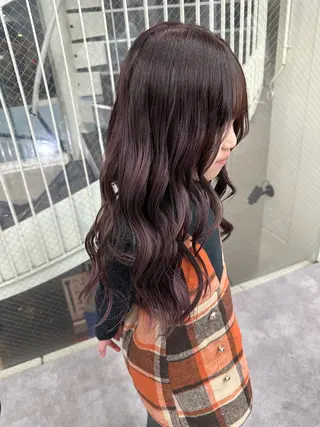 ロング カラー ヘアアレンジ 久米 治仁のヘアスタイル