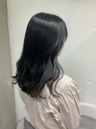ミディアム カラー ヘアアレンジ SALOWIN原宿ash店所属・理想のハイトーンへ 🌙サイダサキのヘアスタイル