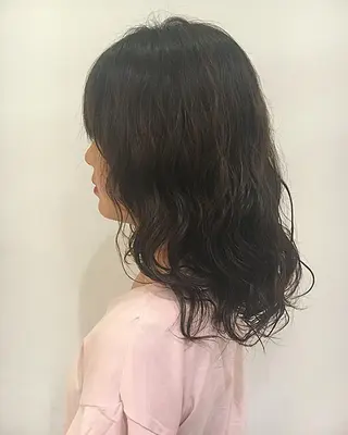 セミロング パーマ 🫧🎀KANA🎀 🫧のヘアスタイル