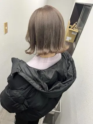 カラー 淡めベージュ🤎ショ ート🤎Kiyokaのヘアスタイル