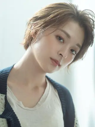 ショート パーマ 🎀ハイトーン/レイ ヤー/Reina🎀のヘアスタイル