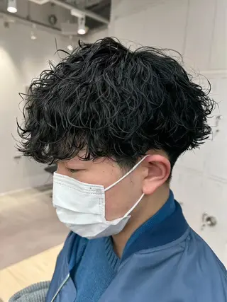 ミディアム パーマ メンズ fifth 天神大名所属・天神大名メンズパーマ 【fifth】のヘアスタイル